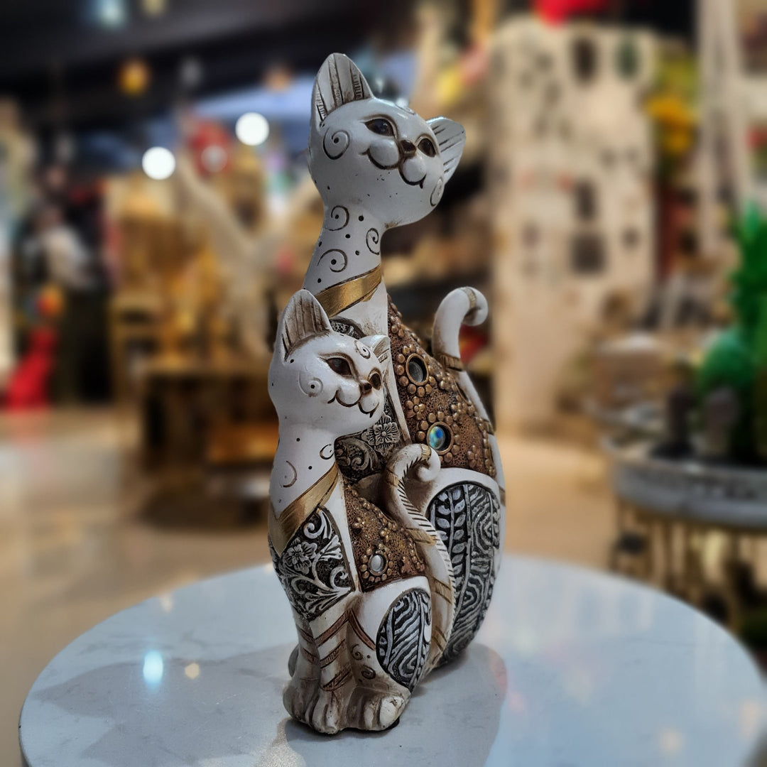 Par de Gatos con diseños CASONA DECO