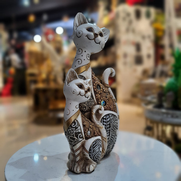 Par de Gatos con diseños CASONA DECO
