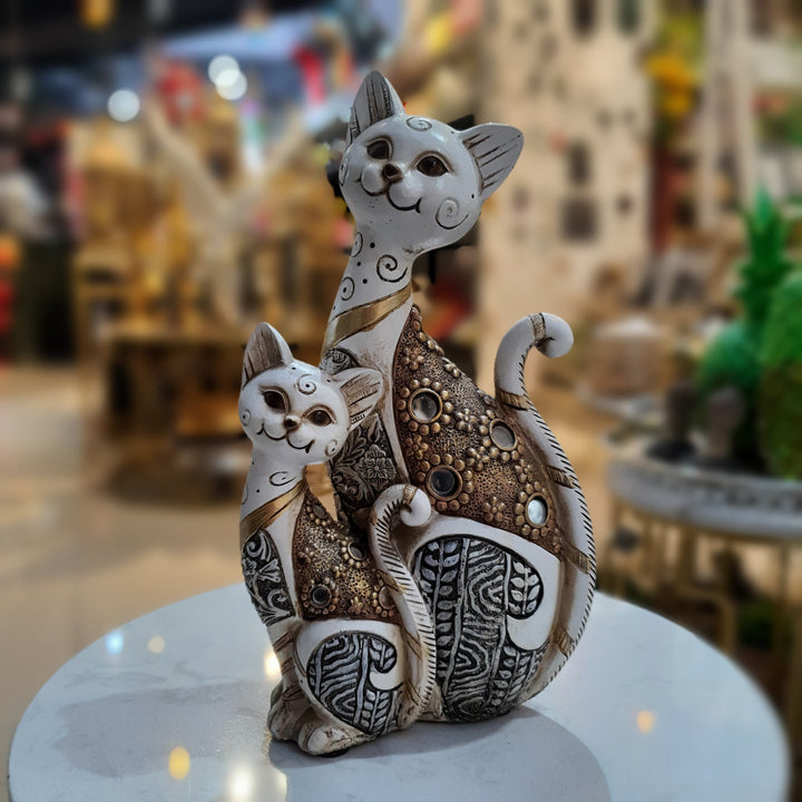 Par de Gatos con diseños CASONA DECO