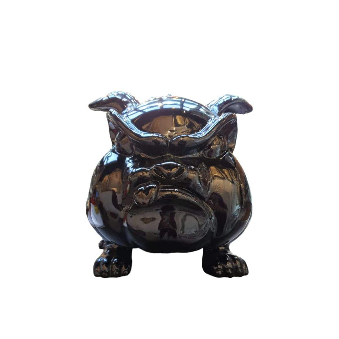 Perro Bulldog Maxi Negro CASONA DECO