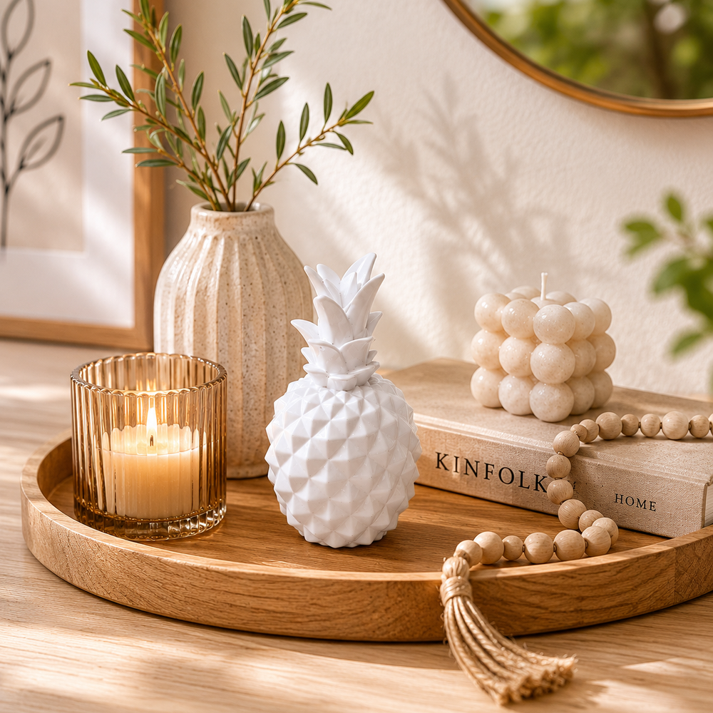 Piña Mini Blanca 9108F CASONA DECO