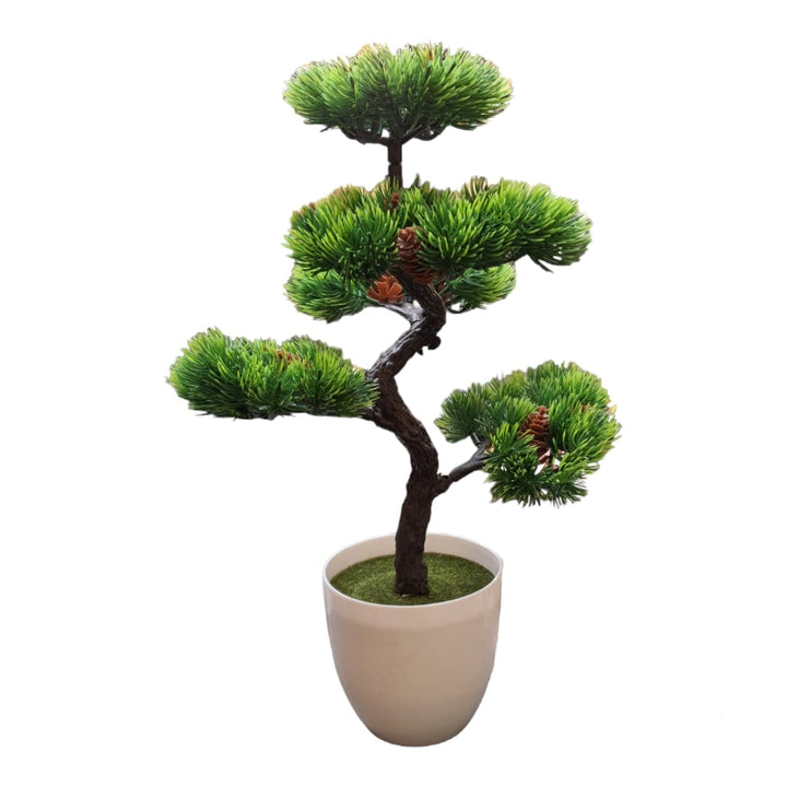 Bonsai Artificial Maceta Blanca CASONA DECO plantas