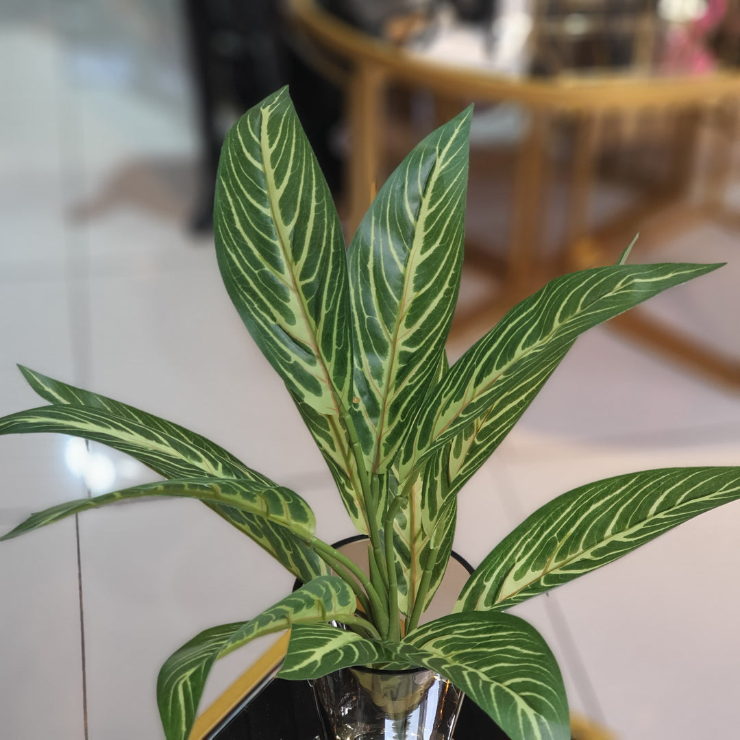 Planta Artificial Cebra 45cm CASONA DECO plantas