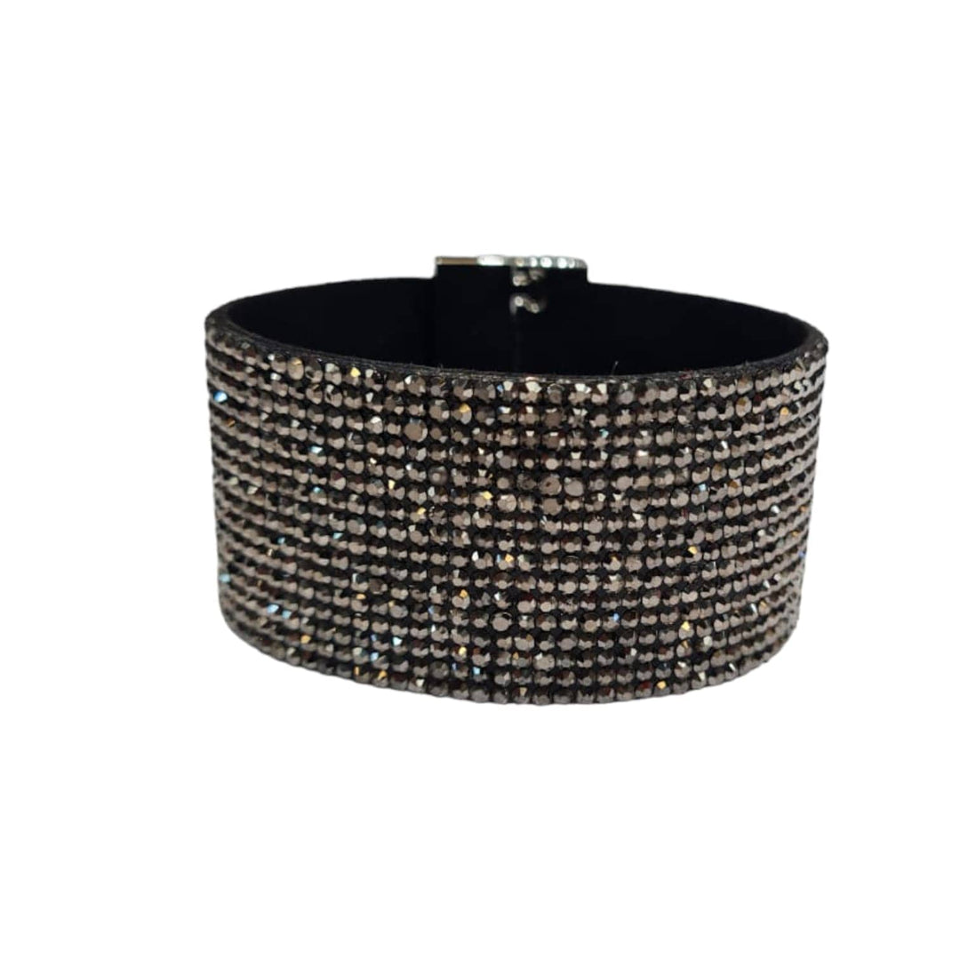 Pulsera brillos negro grafito CASONA DECO Pulsera