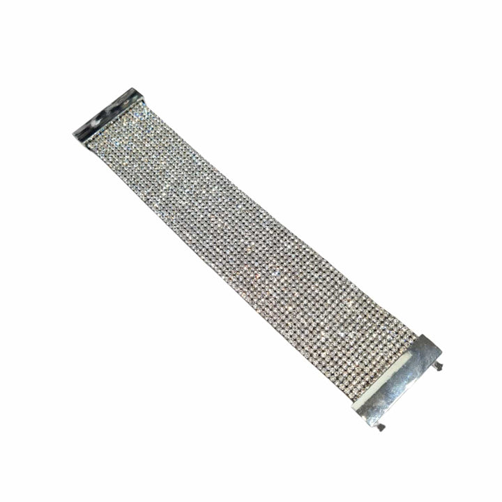 Pulsera brillos plateada CASONA DECO Pulsera