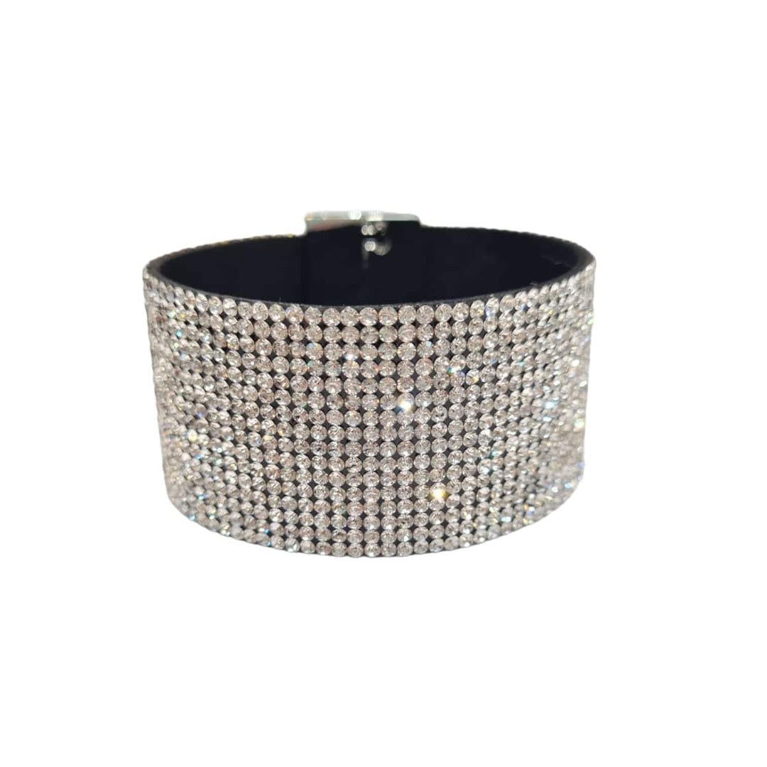 Pulsera brillos plateada CASONA DECO Pulsera