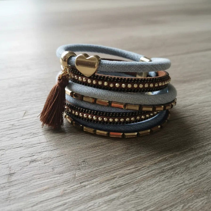 Pulsera multivuelta Cleo CASONA DECO Pulsera