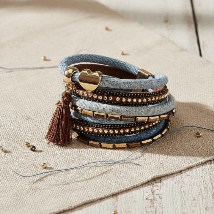 Pulsera multivuelta Cleo CASONA DECO Pulsera
