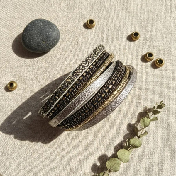 Pulsera multivuelta Luna
