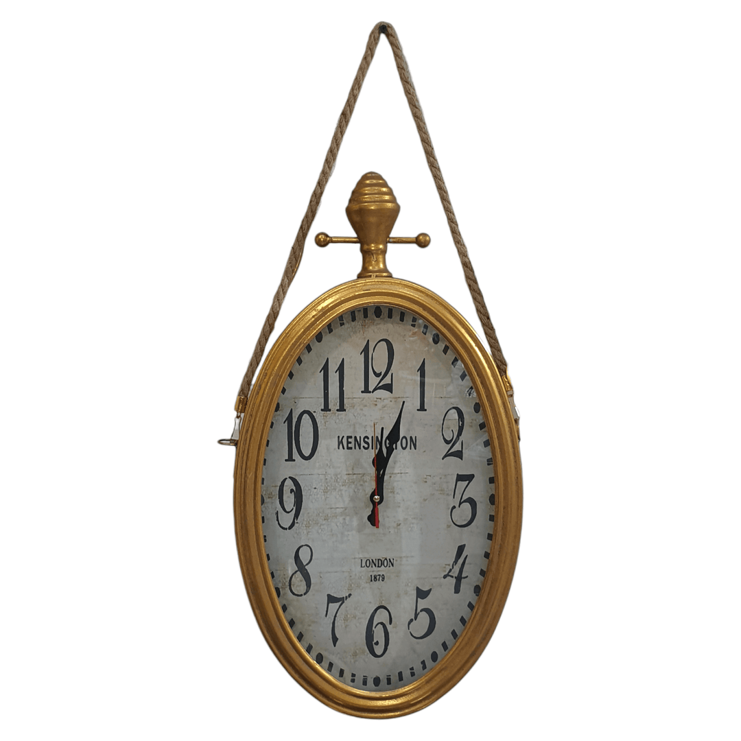 Reloj ovalado dorado CASONA DECO RELOJ