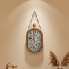 Reloj Ovalado Vintage dorado