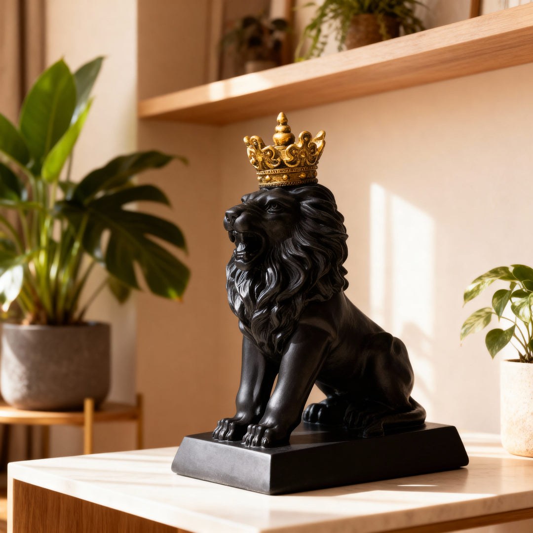 Rey Leon Base Negro CASONA DECO