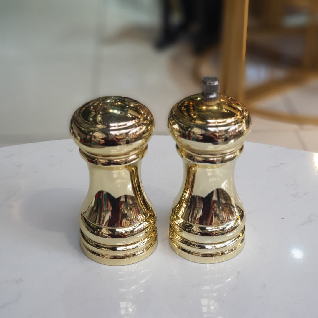 Salero y Pimentero Dorado CASONA DECO