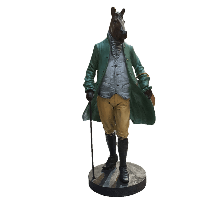 Señor Caballo con Bastón CASONA DECO