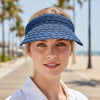 Visera azul