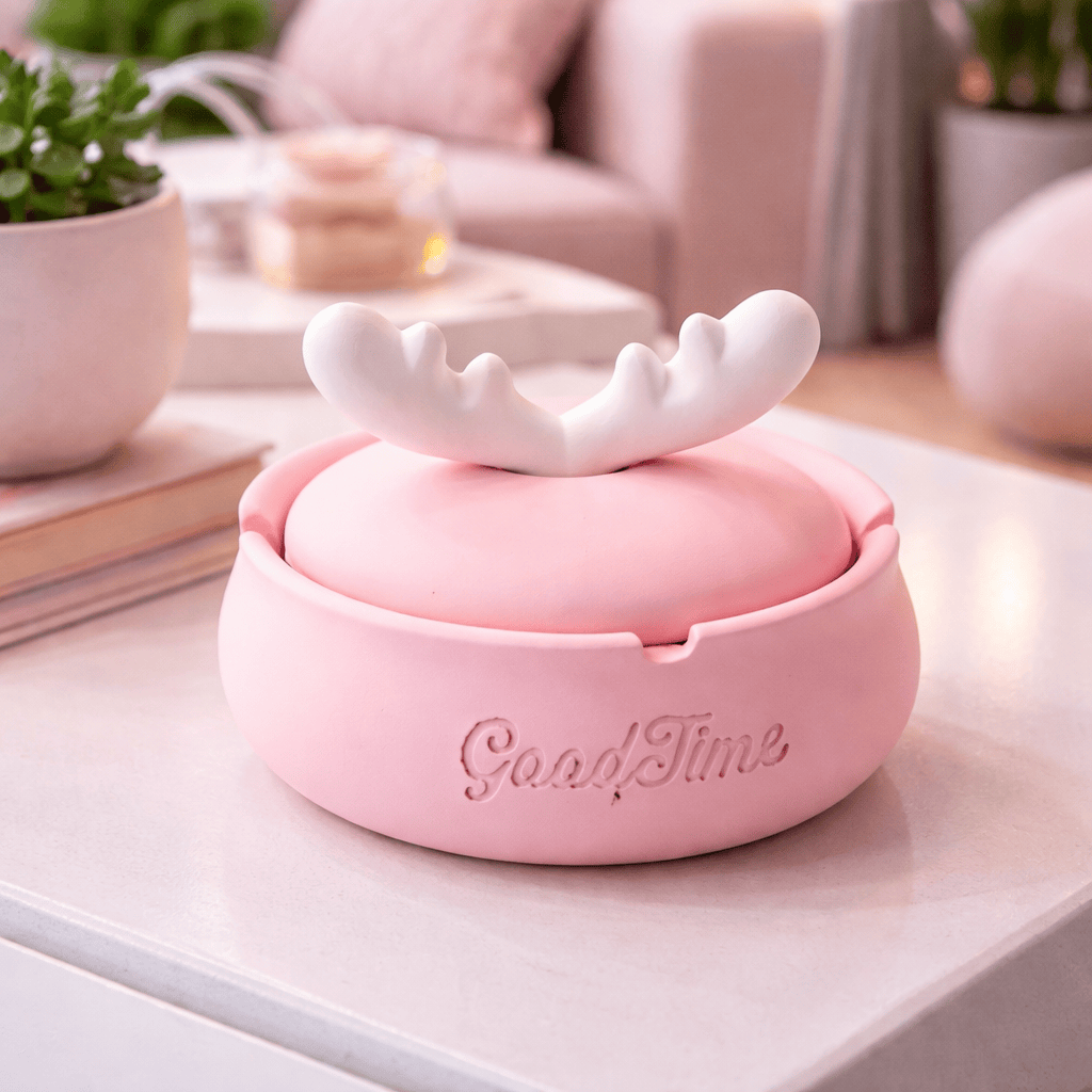 Cenicero Goodtime Rosa CASONA DECO Ceniceros