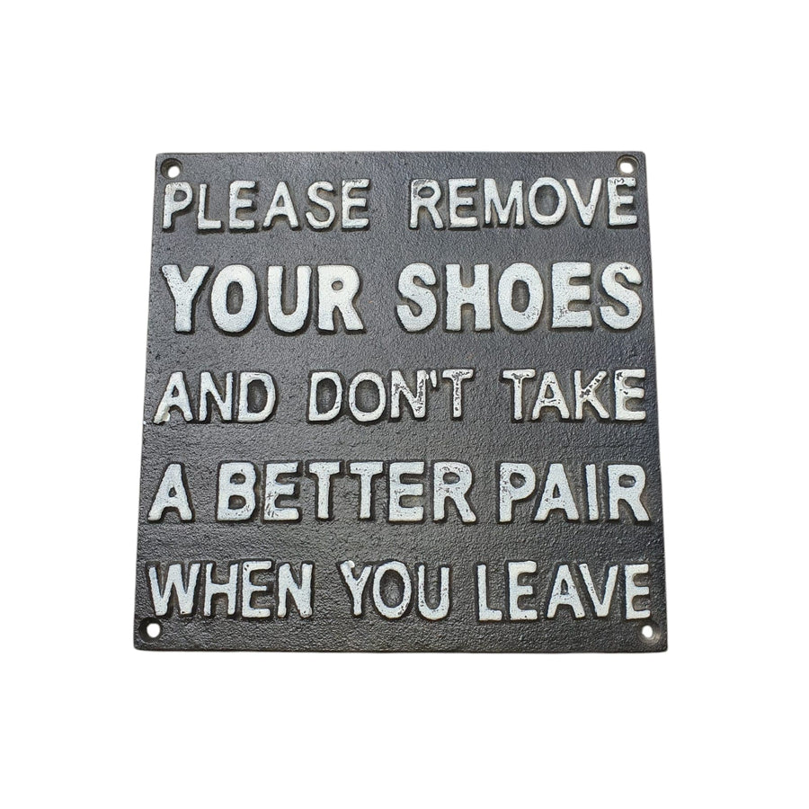 Cuadro de hierro Please Your Shoes CASONA DECO decoracion