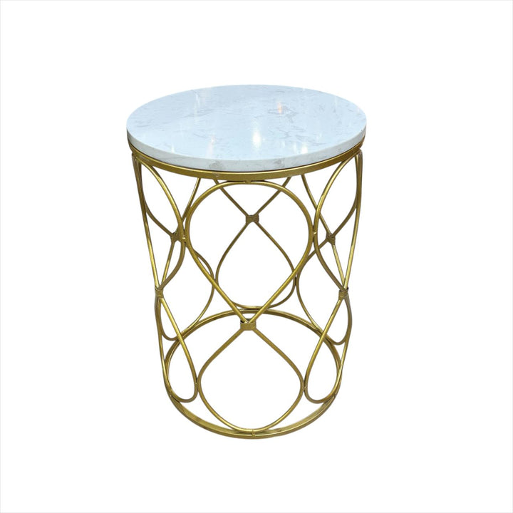 Mesa de Marmolina con diseño de infinito S  OUTLET