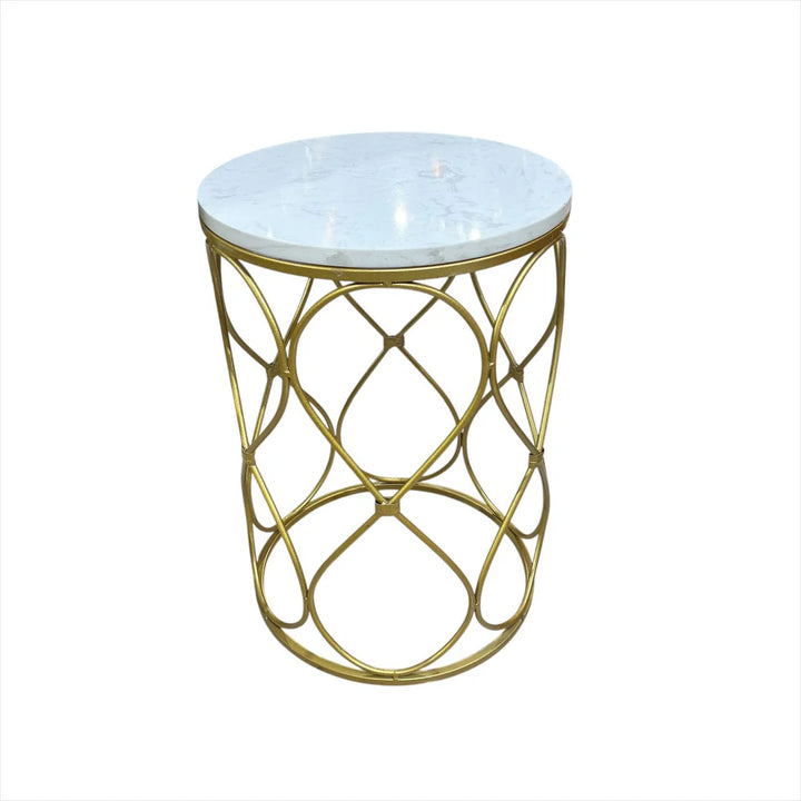 Mesa de Marmolina con diseño de infinito S  OUTLET