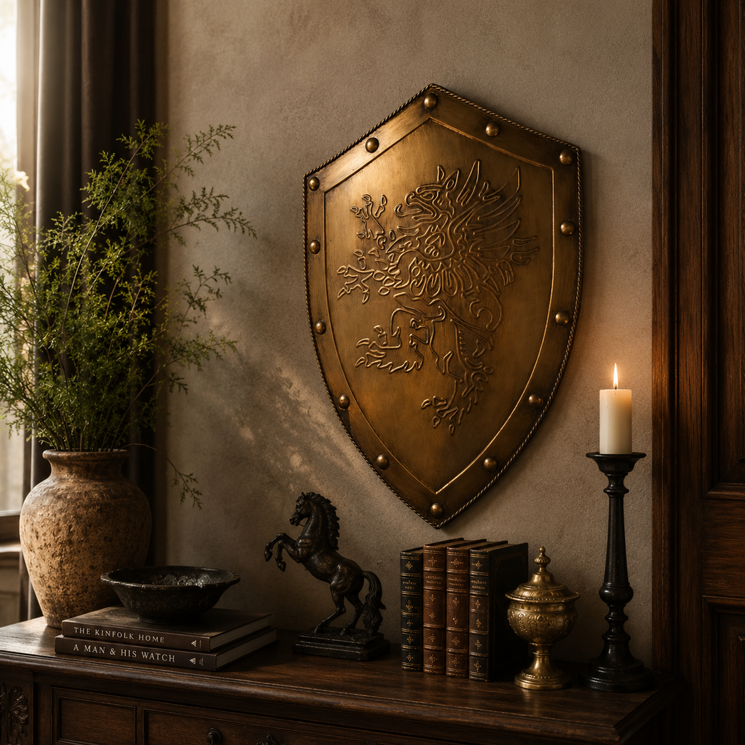 Escudo Medieval Decorativo de muro
