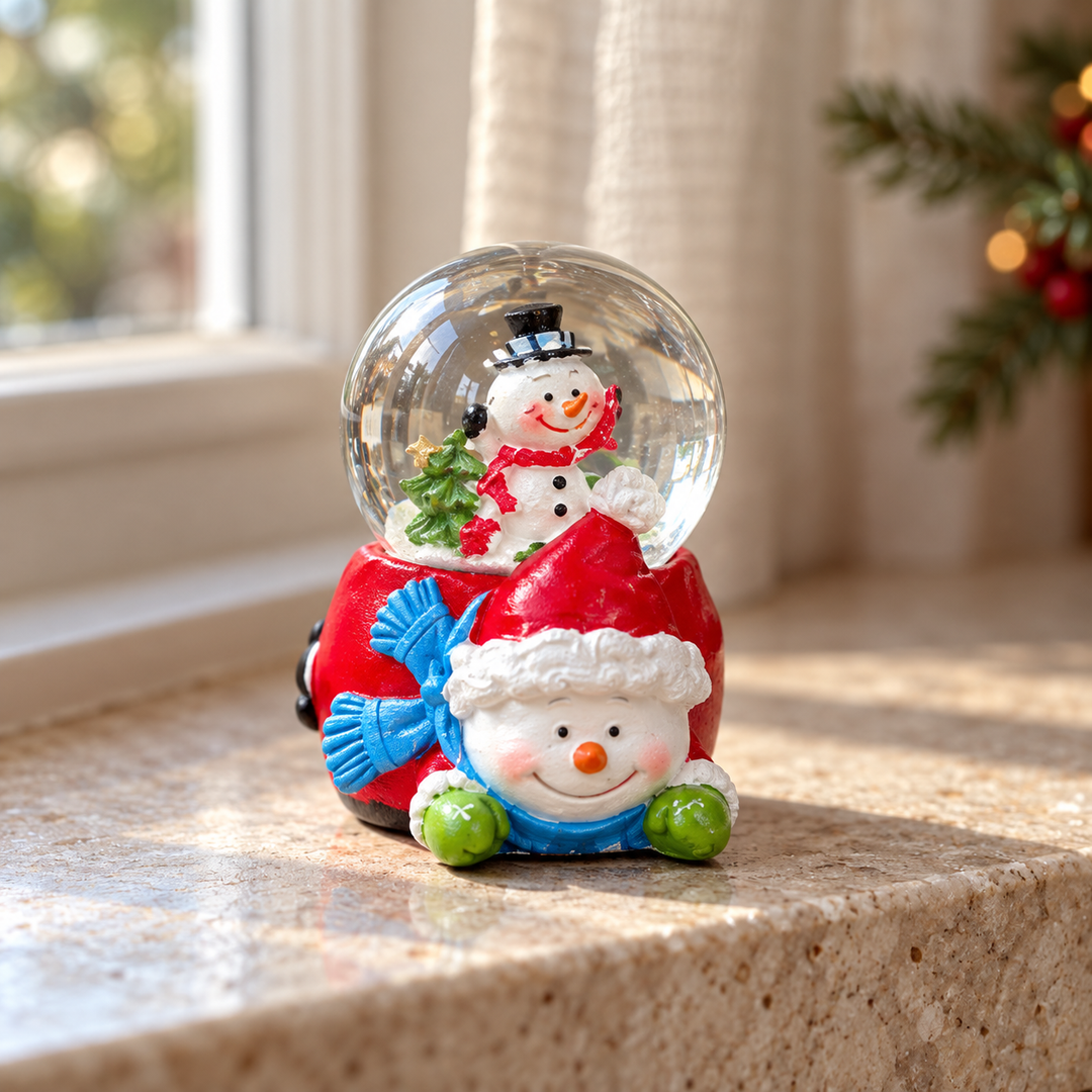 Globo navideño Muñeco de nieve de 7 cm – Casona Deco