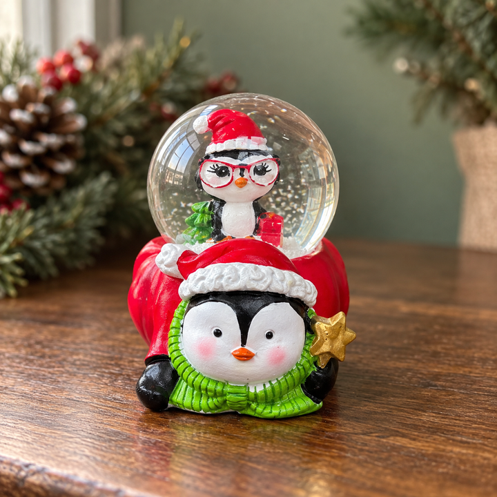 Globo navideño Pingüino de 7 cm – Casona Deco