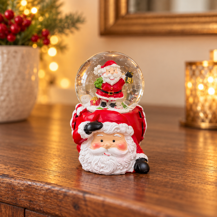 Globo navideño Viejito Pascuero de 7 cm – Casona Deco