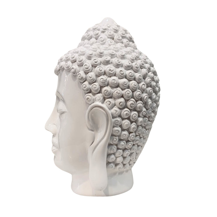 Cabeza buda color blanco