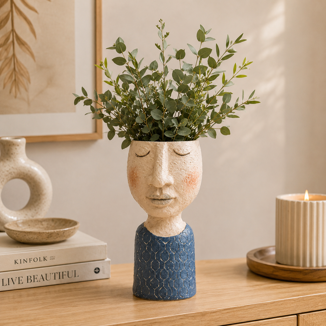 Florero Cara Azul Maxi