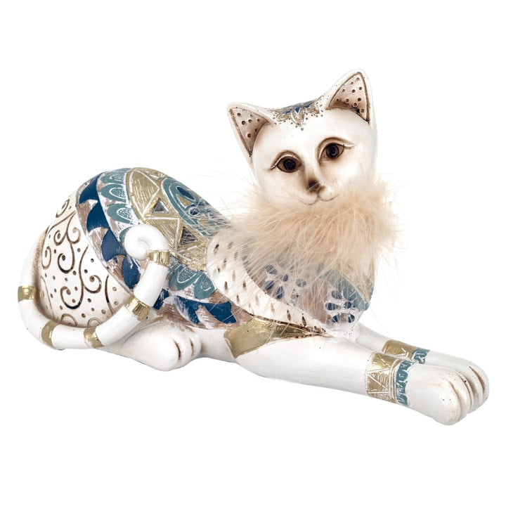 Gato azul con blanco diseños CASONA DECO