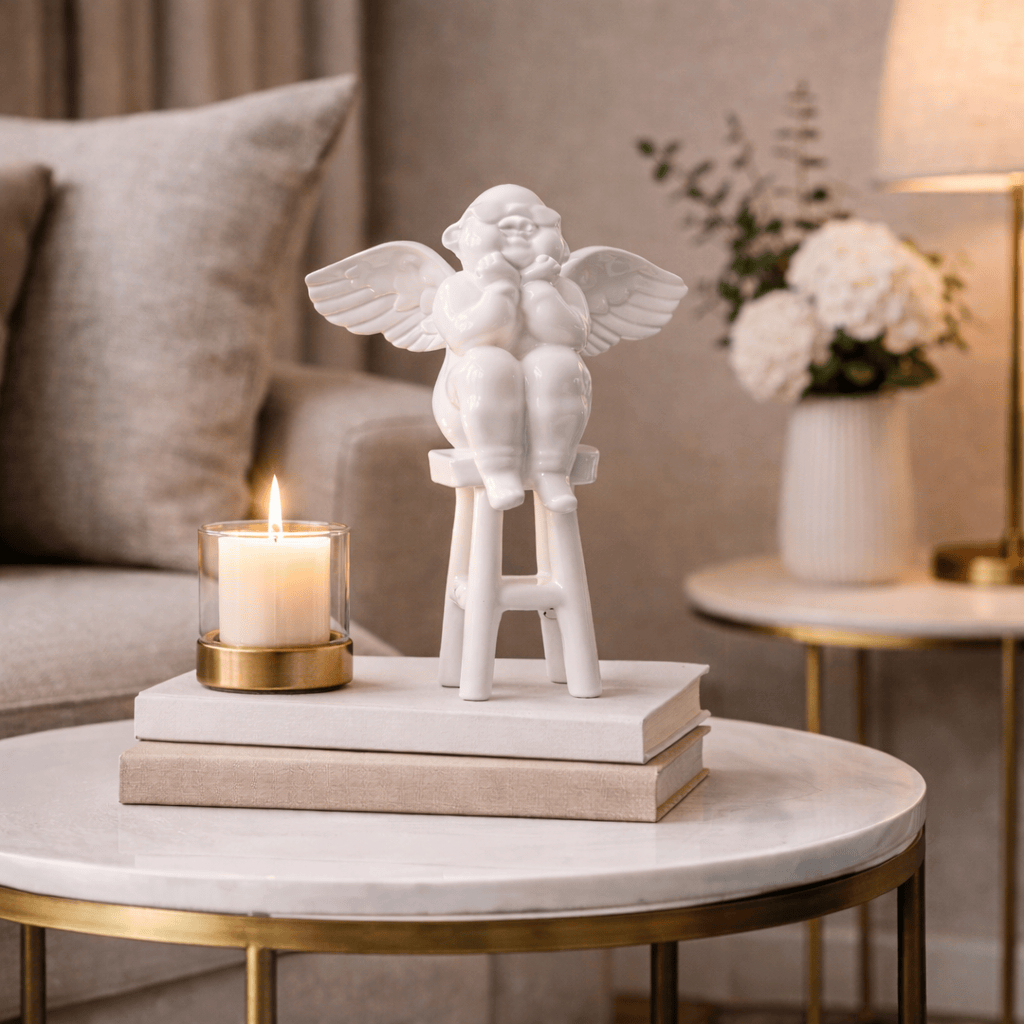 Gordito Con Alas Blanco CASONA DECO decoracion