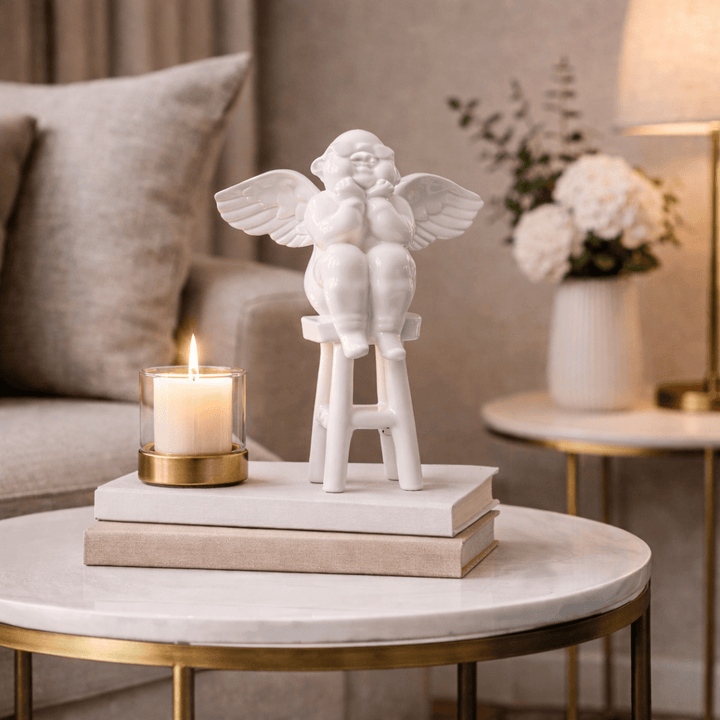 Gordito Con Alas Blanco CASONA DECO decoracion