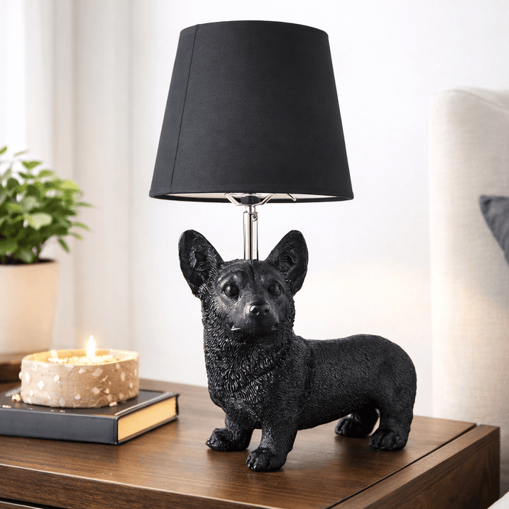 Lampara Perro Corgi CASONA DECO LAMPARAS