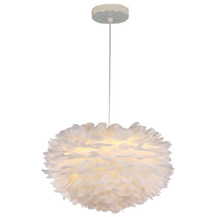 Lampara Plumas Colgante 30cm CASONA DECO LAMPARAS