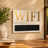 Letrero WiFi con Pizarra para Contraseña