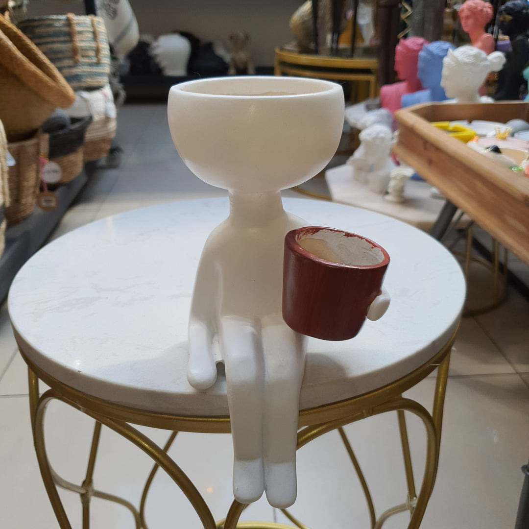 Maceta color Blanco CASONA DECO decoracion