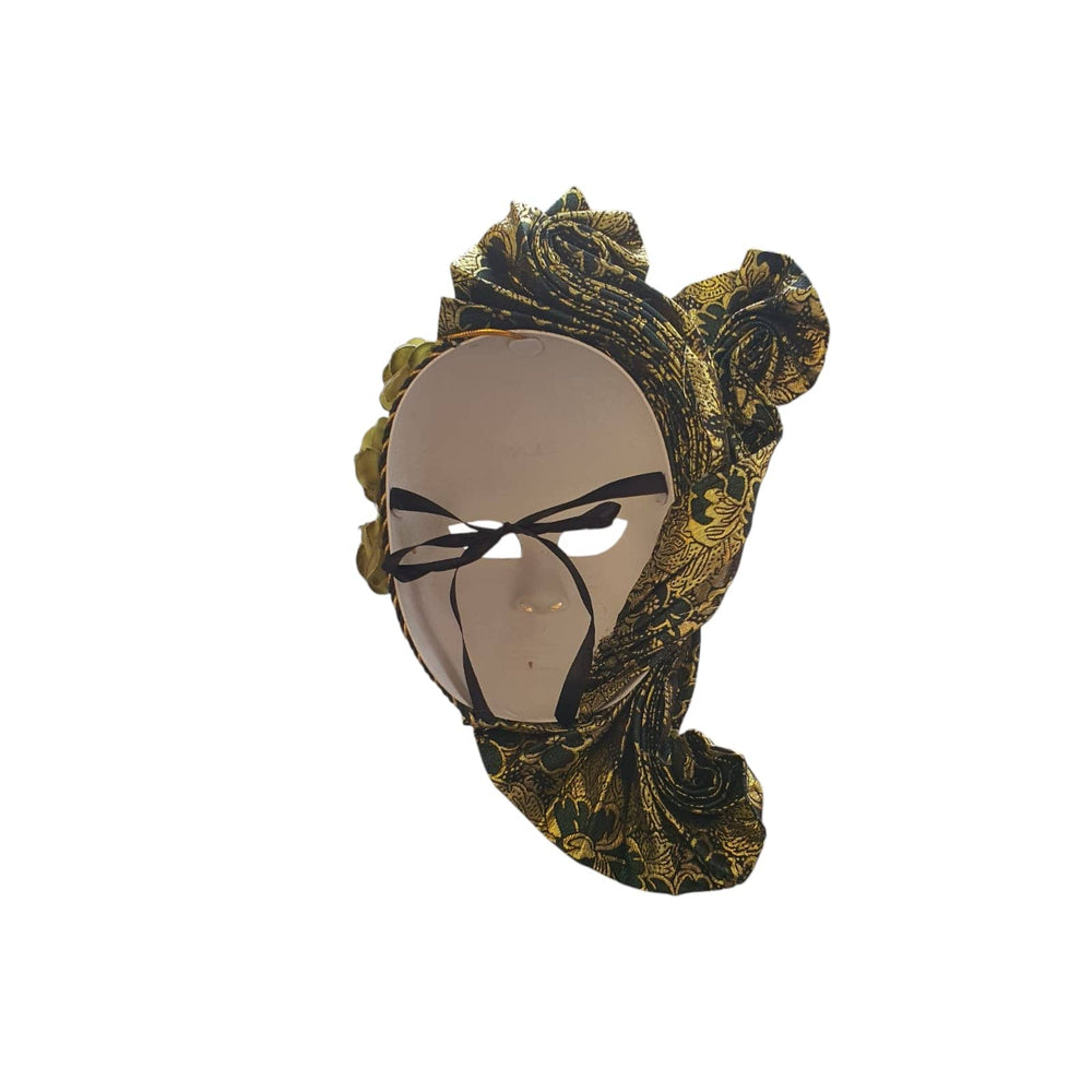Mascara Veneciana Color verde con diseños CASONA DECO Mascaras