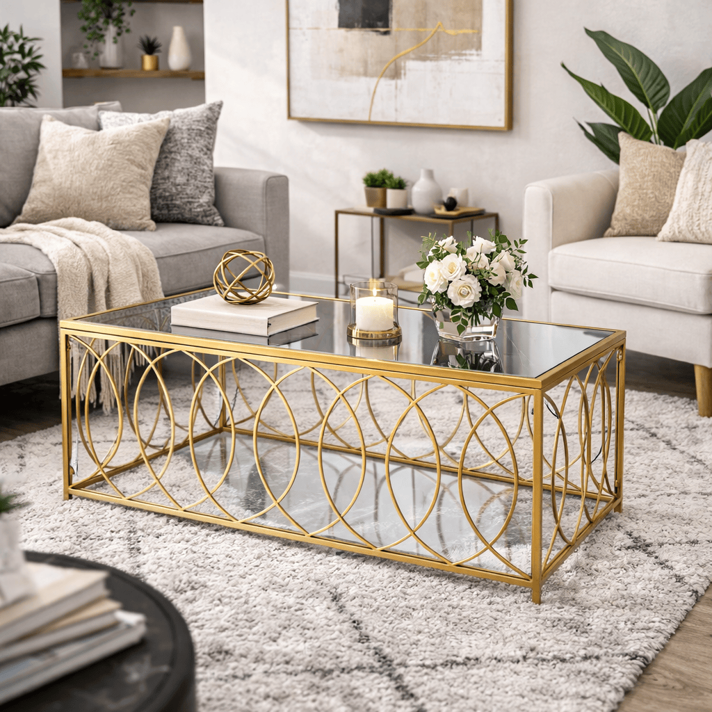 Mesa de centro con espejo - OUTLET CASONA DECO decoracion
