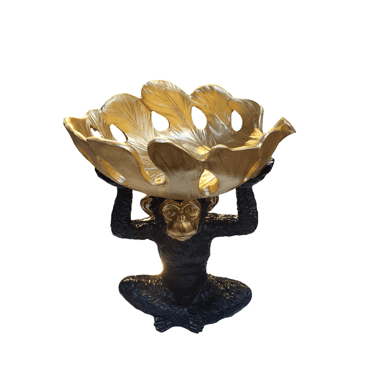 Mono con Hoja Dorada decorativo CASONA DECO animales