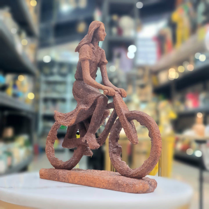 Mujer En Bicicleta Oxi CASONA DECO decoracion
