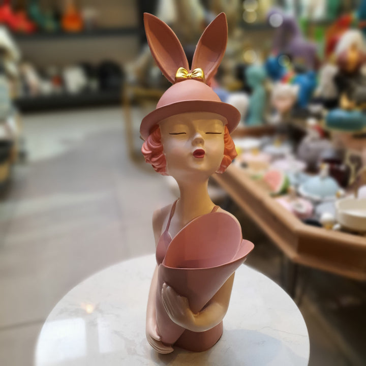 Mujer Florero color Rosa CASONA DECO decoracion