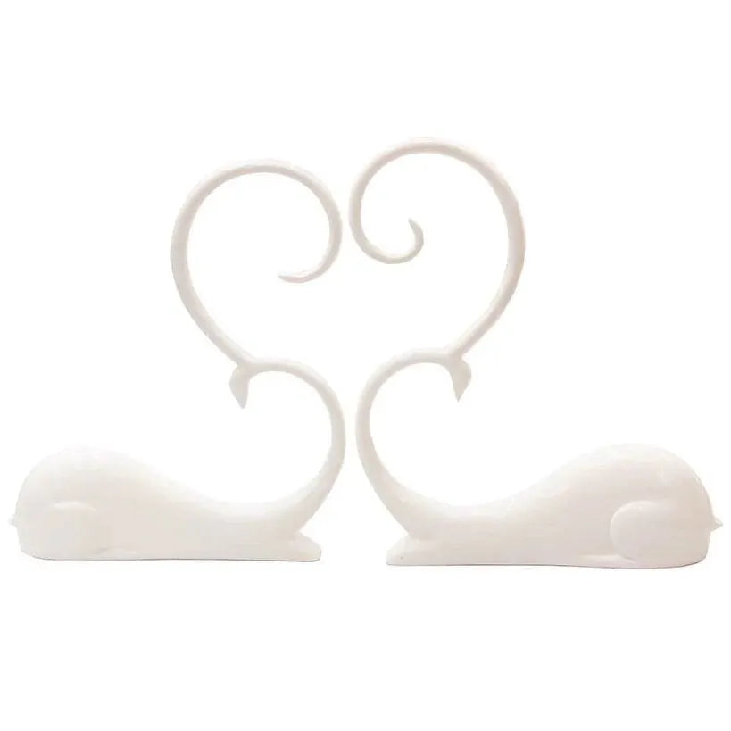 Pareja de Ciervos Blanco CASONA DECO animales