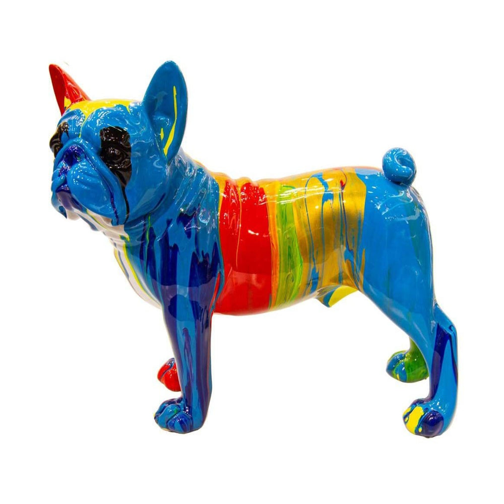Perro Bulldog Frances Multicolor CASONA DECO