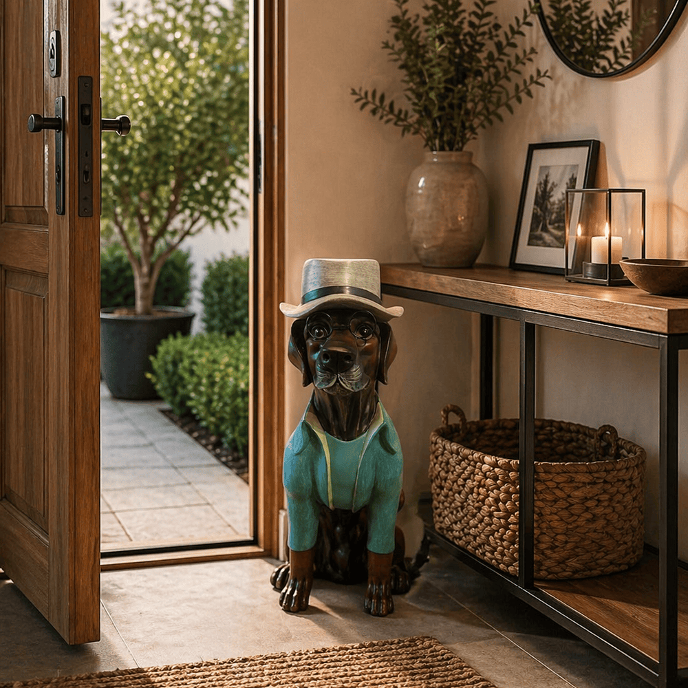 Perro con Sombrero Xl CASONA DECO animales