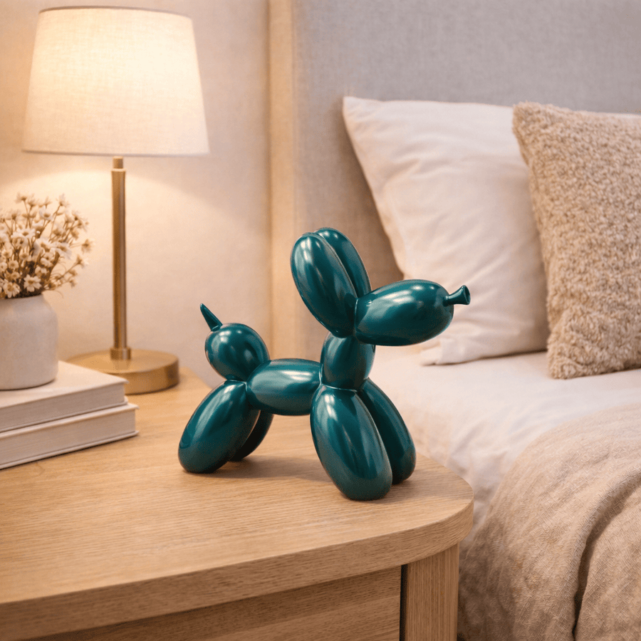 Perro Globo Verde CASONA DECO animales