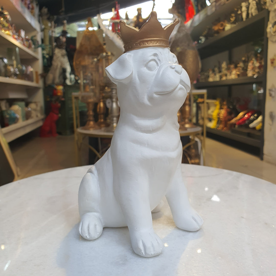 Perro Rey Pug Mini CASONA DECO