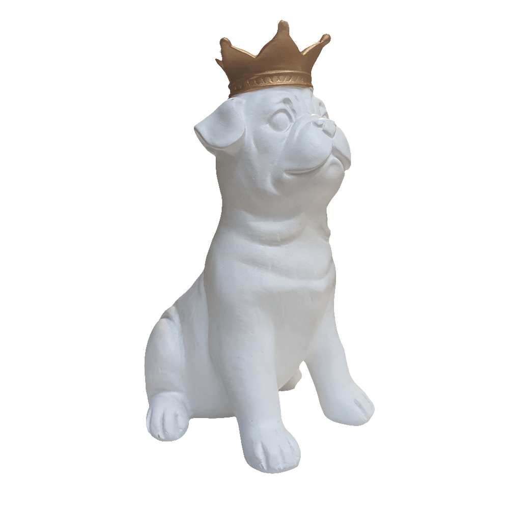 Perro Rey Pug Mini CASONA DECO