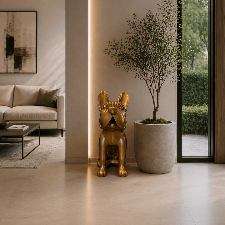 Perro Xl Dorado CASONA DECO animales