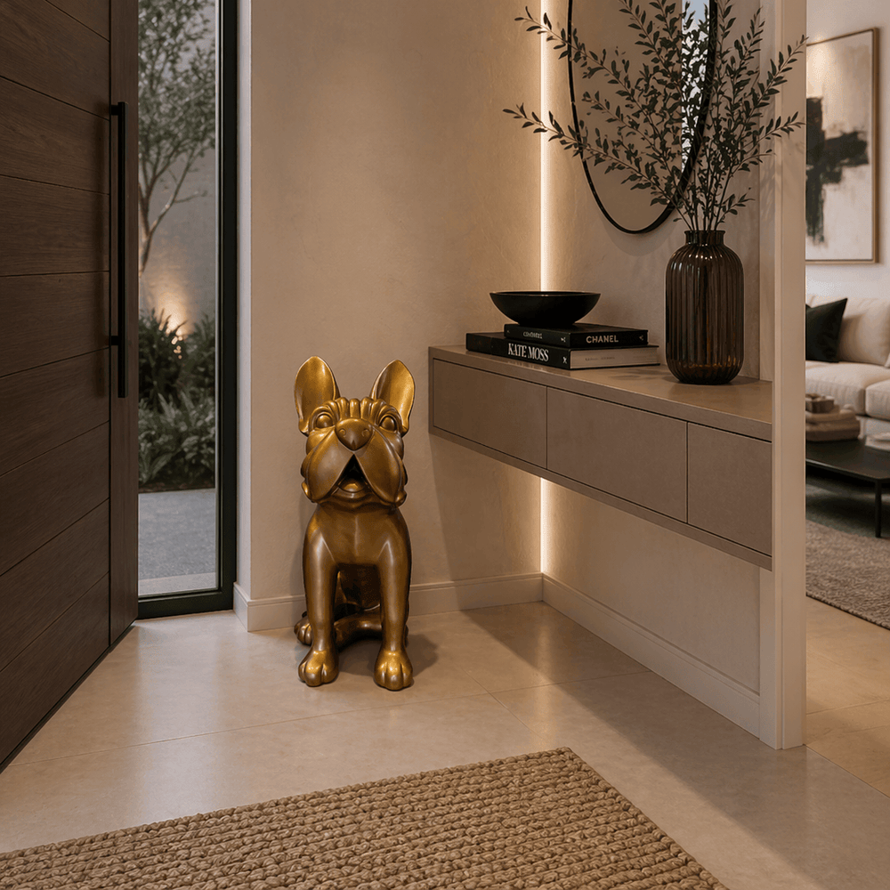 Perro Xl Dorado CASONA DECO animales