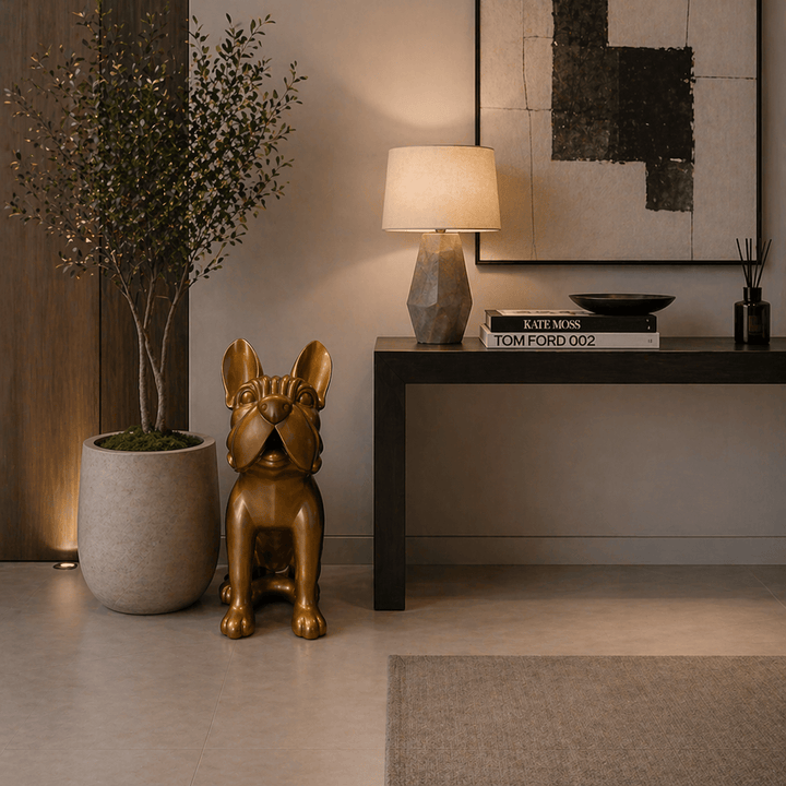 Perro Xl Dorado CASONA DECO animales